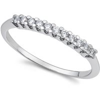 Ringe Ambrosia Dame DEA DI LUCE in Gold Zircone AAZ 143 B